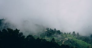 Mountain View with fog